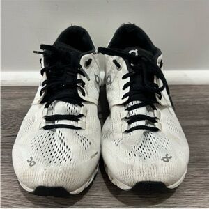 On Running Men's Black and White Athletic Shoes